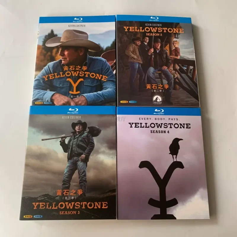 

BD Blu-ray American Drama Yellowstone The Battle of Yellowstone Seasons 1 to 4 Yellowstone 13 Disc Official Version