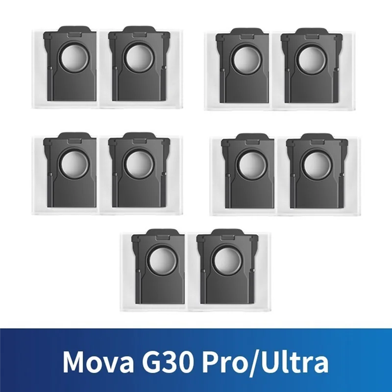 A97G 10 Uds repuestos bolsas de polvo eficientes para Dreame Mova G30pro/Ultra aspiradora suministros de limpieza del hogar
