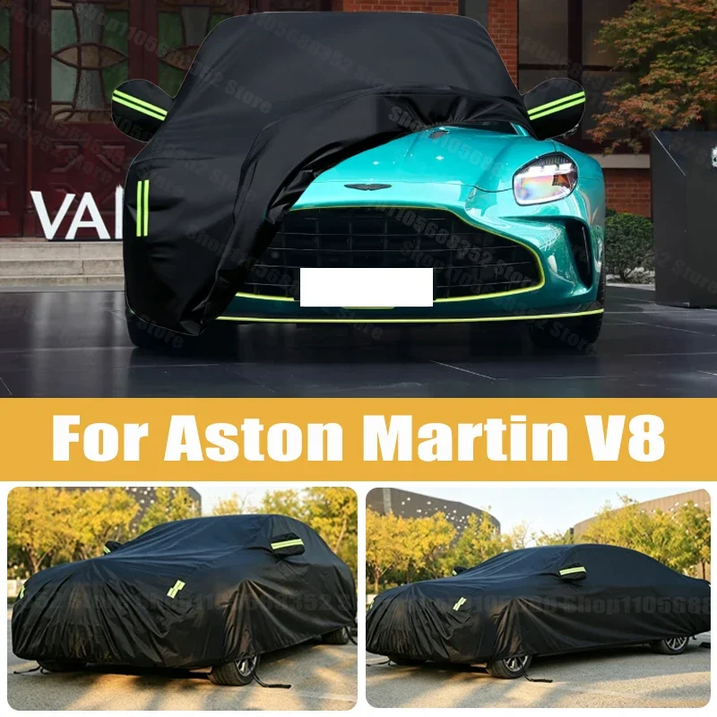 Car Cover Outdoor Protection Full Exterior Snow Cover Sunshade Dustproof Protection Cover Universal For Aston Martin V8