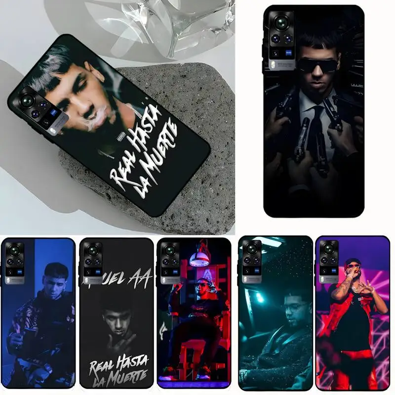 Rapper Anuel AA Real Hasta La Muerte Phone Case For VIVO Y95 Y93 Y20 V19 V17 V15 Pro X60 NEX Soft Black Silicone Funda Shell