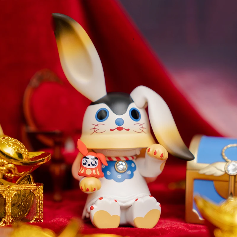 

TINYTOYS ERR Rabbit Mind Rabbit Rich Wealth Limited Tide Toys Kawaii Ornaments Figurines Home Decor Desktop Model Dolls