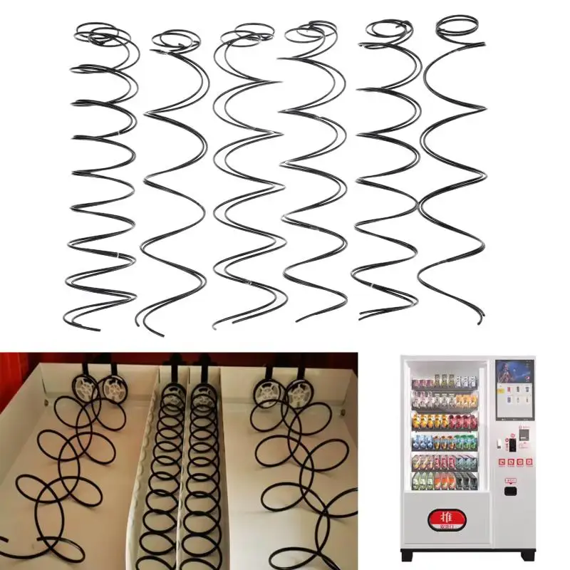 Heavy Duty Vending Machine Coil Springs 2pcs Replacement Parts for 4 5 6 8 Grid Retail Scenarios
