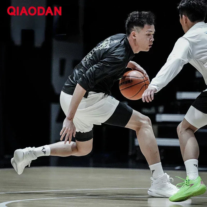 QIAODAN FANGS REV Basketball Shoes Men 2023 New Anti-Slippery High Quality Professional Breathable Anti-slip Sneakers AM33230188