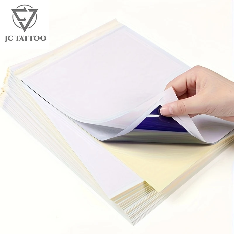 JC TATTOO A4 Size Tattoo Transfer Paper Tattoo Stencil Paper Copy Paper Thermal Paper for Tattoo Transfer Machine Accessories