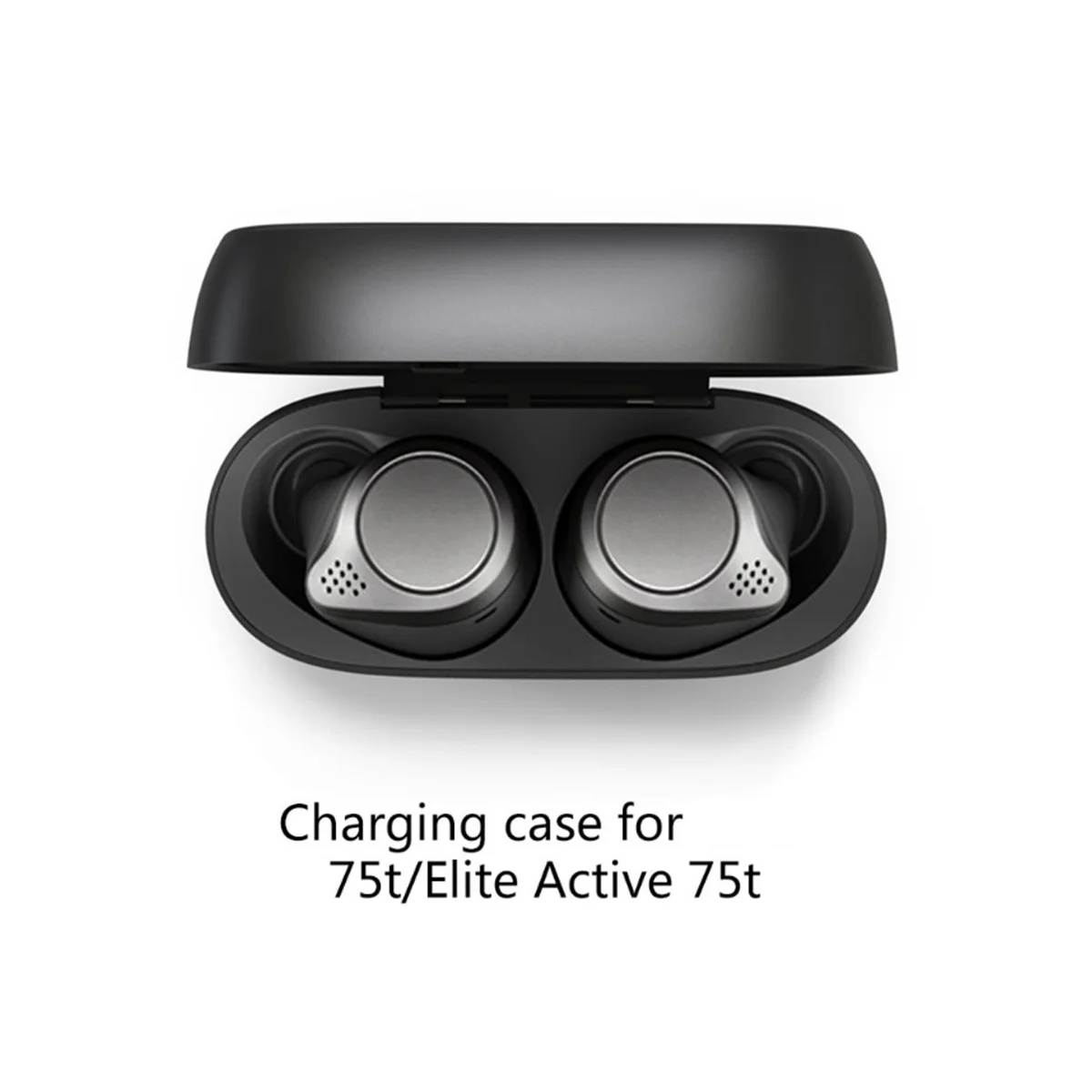 Kotak wadah pengisi daya untuk Jabra Elite 75T, wadah pengisian daya Earphone Bluetooth nirkabel 75T aktif untuk Jabra Elite