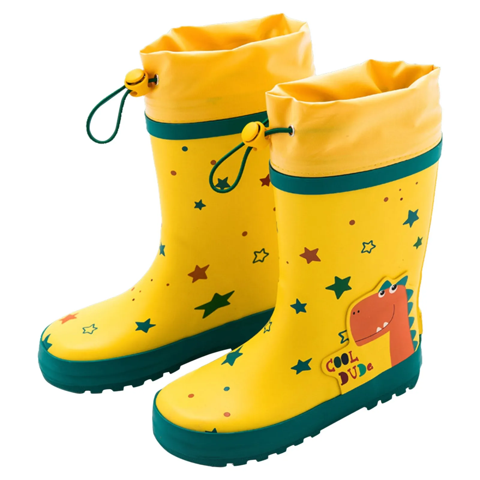 Anti-slip Toddler Rain Boots Baby Rain Boots Short Rain Boots For Toddler Easy On Lightweight Kids Snow Boots for Girls Children