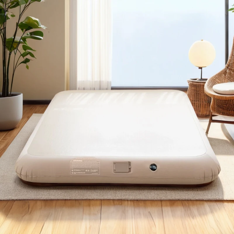 

Outdoor Khaki Stable Floor Air Mattress for 2 Persons for Extra Guests at Home