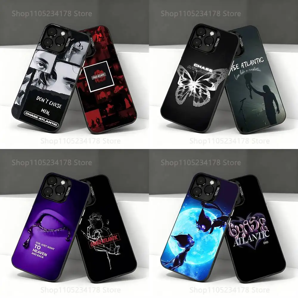 

C-Chase Atlantic Music Group Phone Case For iPhone 17,16,15,14,13,12,11,Pro,Max,Plus,E,Air,Mini Anti Fall Black Bumper
