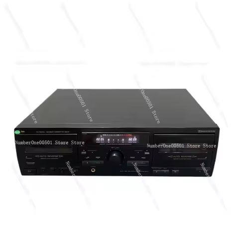 Dual Cassette Deck Recorder 2-Way Tape Deck Player with Auto Reverse Hi-Fi Stereo Sound Vintage Audio Equipment Not Brand New