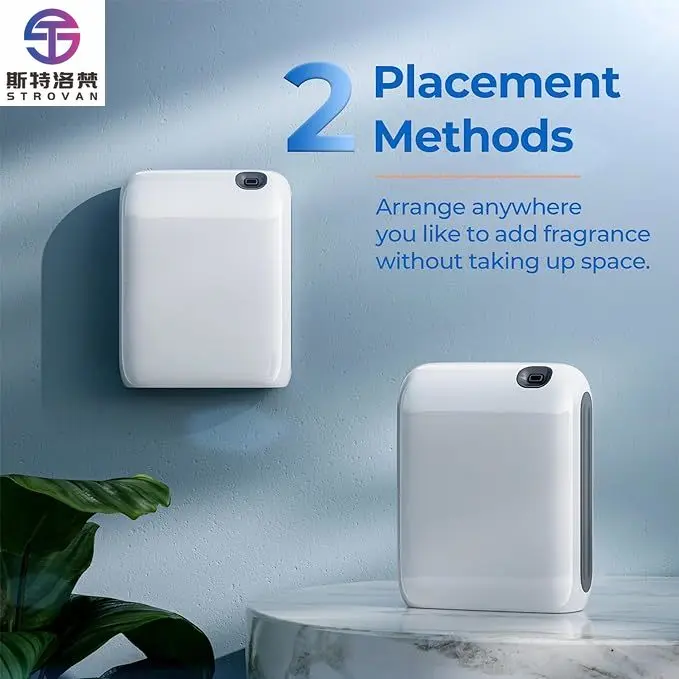 

Premium Smart Aroma Diffuser with App Control and LCD Display Waterless Essential Oil Rechargeable Type-C Charging Diffuser