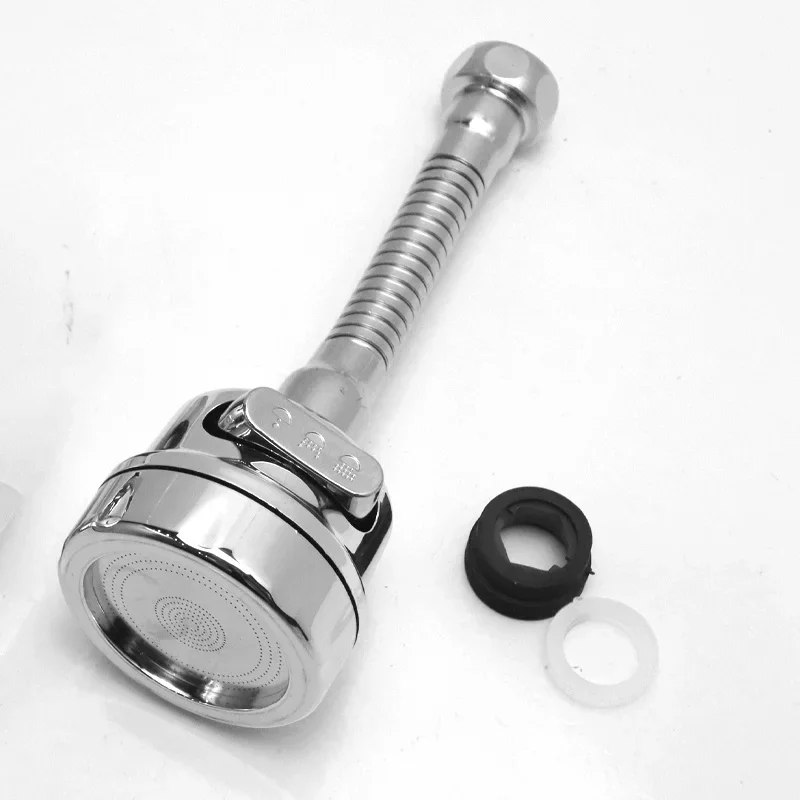 Tap Nozzle for Kitchen Sink, Faucet Booster, Sprayer Head, 3 Water Outlet Modes, 360 Degree Rotation