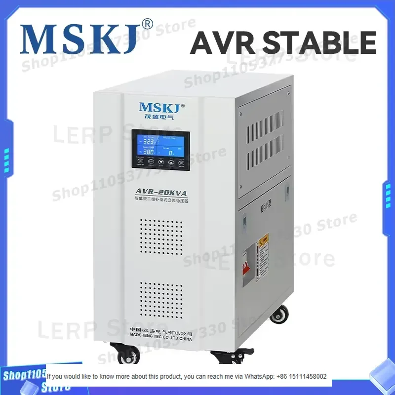 Three Phase Static Contactless AC Voltage Stabilizer Voltage Regulator SVC Thyristor-Based Copper 100KVA