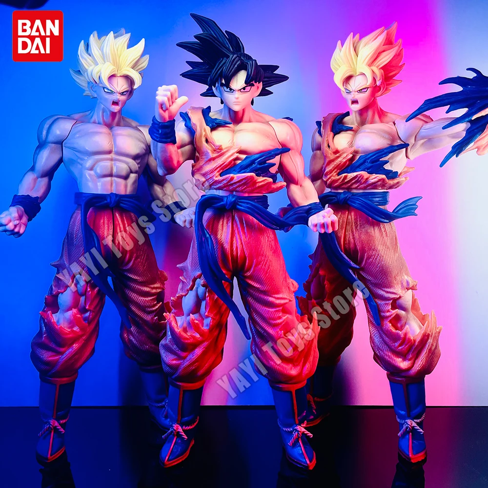 Heißer 35 cm Dragon Ball Z Son Goku Amin Figur GK Super Saiyajin Son Goku Action Figure PVC Vegeta Sammlung Statue modell Spielzeug
