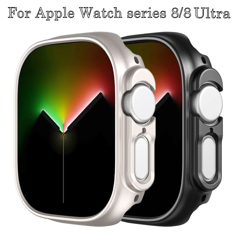 Cover For Apple Watch Series 8 Case 49mm PC Protective Hollow Frame Bumper Smart watch Accessories For Apple Watch Ultra 49mm