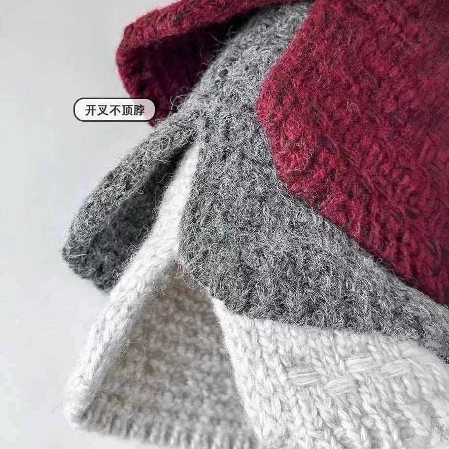 قبعة دلو محبوكة للسيدات للخريف والشتاء قبعة كلاسيكية دافئة متعددة الاستخدامات #4