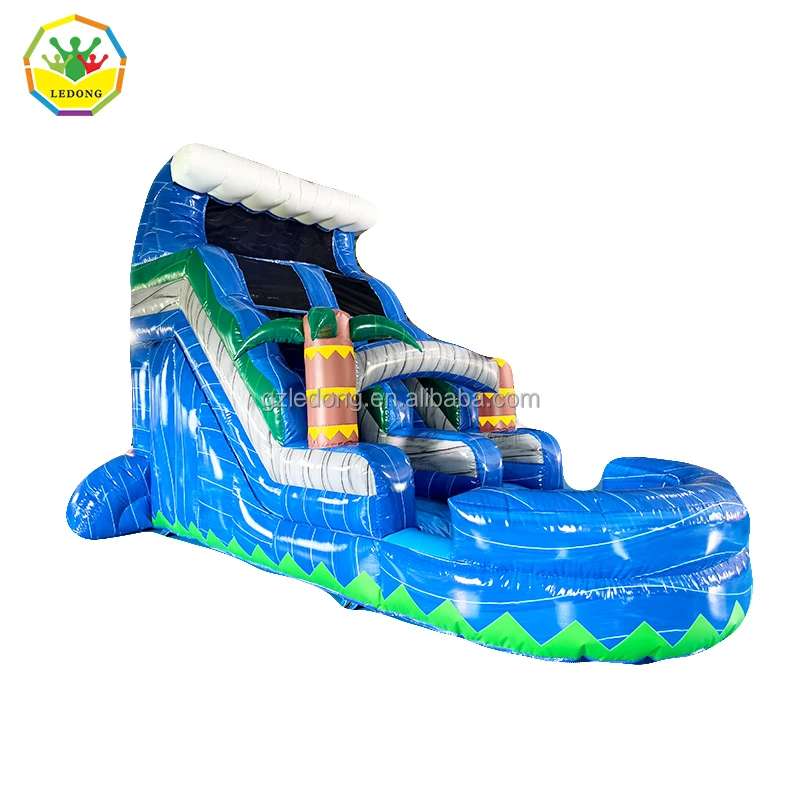 

Commercial Kids' Inflatable Water Slide with Palm Tree Design for Outdoor Fun Outdoor Games and Sports
