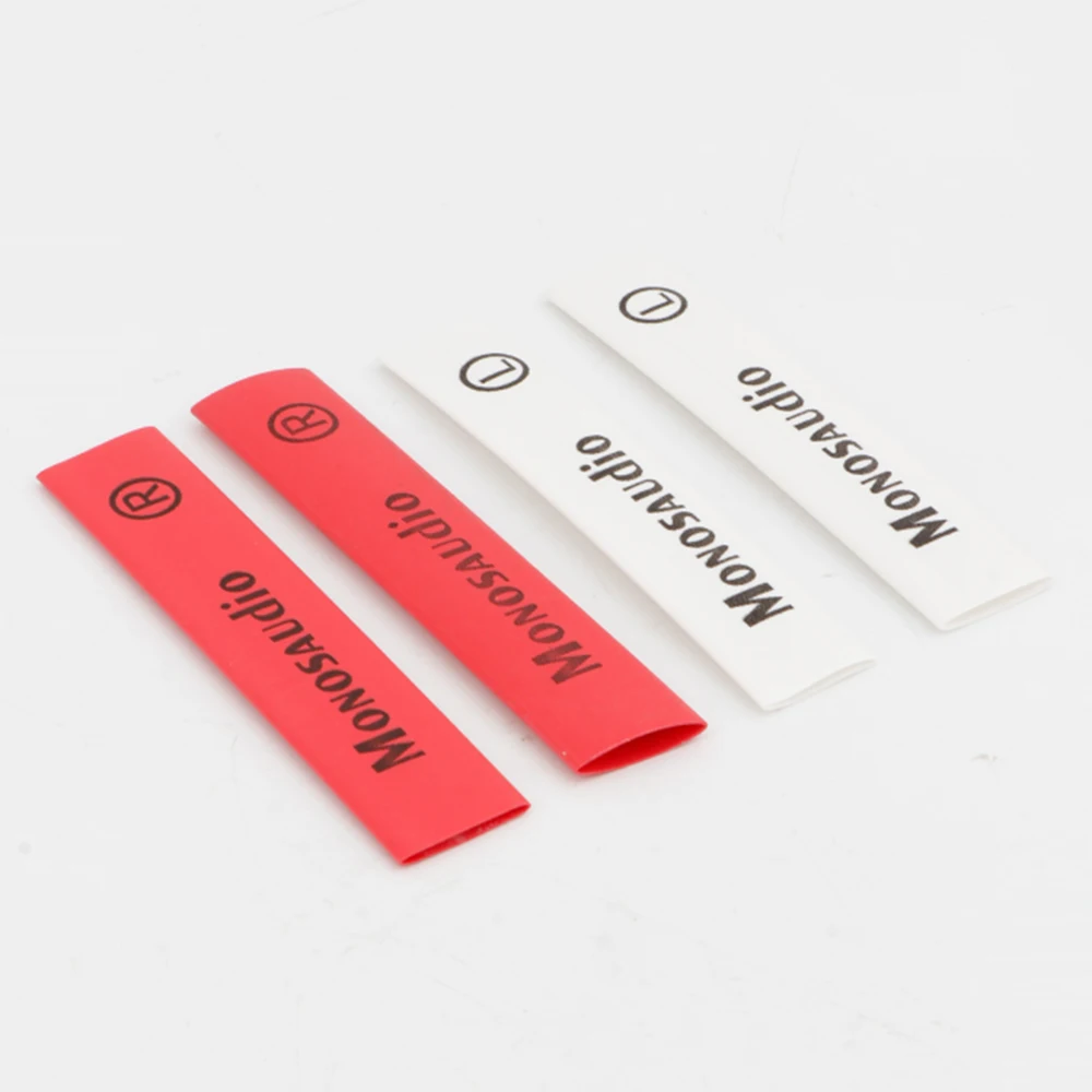 8PCS Audiophile DIY Heat Shrink Tube, 13.8mm Insulated Sleeving Tubing Fit To Speaker Interconnect Audio Cable