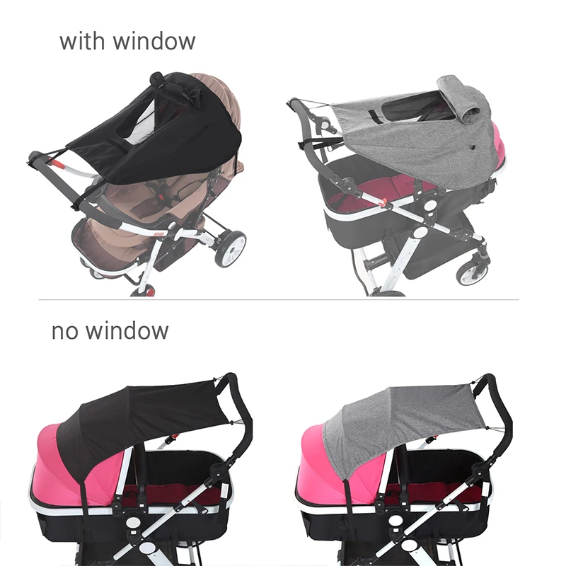 Cochecito de bebé Universal a prueba de viento, impermeable, protección UV, cubierta parasol para niños, cochecitos de bebé, accesorios para actividades al aire libre en coche