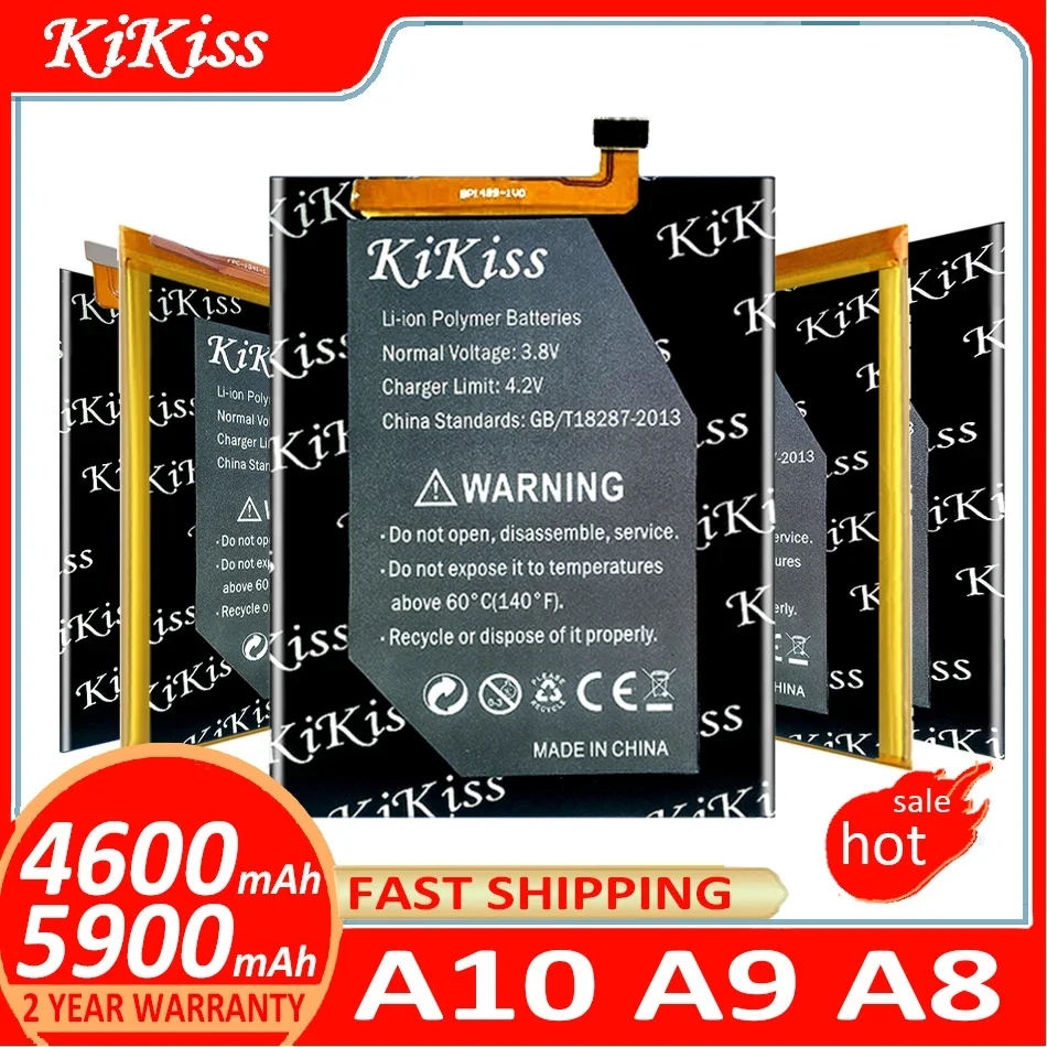 

Аккумулятор KiKiss для AGM A10 A9 A8 H2 (A 10 ,A 9 ,A 8), запасные аккумуляторные батареи для смартфона, аккумулятор ACCU