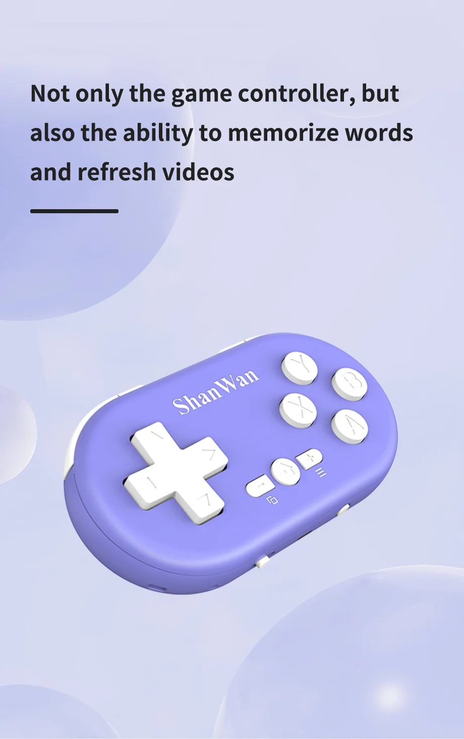 لوحة ألعاب صغيرة للتحكم في الألعاب بلوتوث لهاتف iPhone Android PS4 PS3 Switch Xbox Mobile IOS PC TV Controller لوحة ألعاب لاسلكية للهاتف