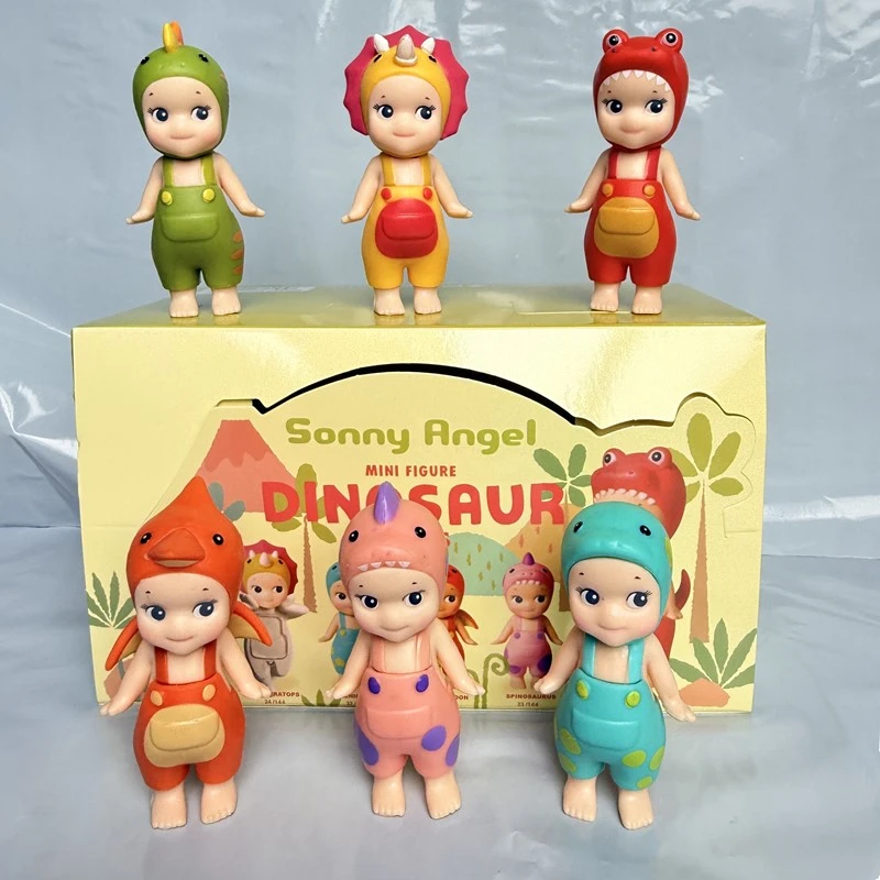 Dinosaurier-Serie Niedliche Cartoon-Puppe Mini Mystery Box Sammlerstück Anime-Figur Auto-Dekoration für Weihnachts- und Geburtstagsgeschenk