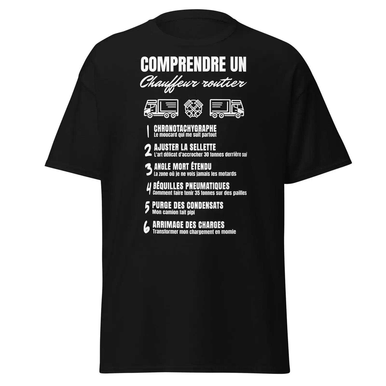 Understanding a driver truck t shirt humor gift jargon heavy goods vehicle idea vintage Washed streetwear Unisex Slightly
