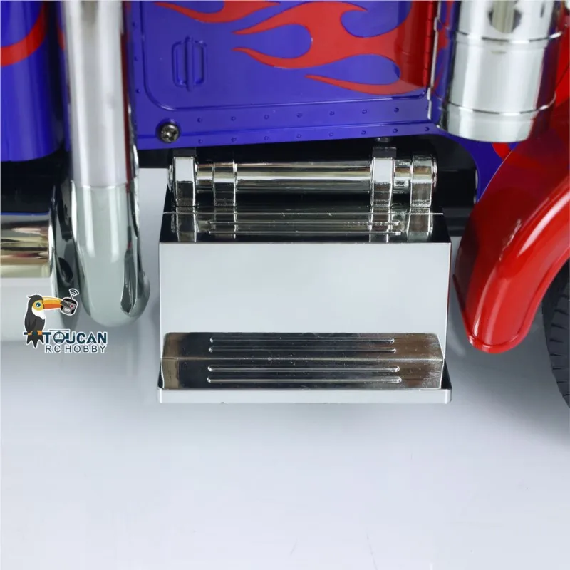 รถบรรทุกของเล่นบังคับวิทยุ 56344 1/14 RC แบบ 6x4 พร้อมระบบเสียงจำลอง แสงไฟ และระบบควัน