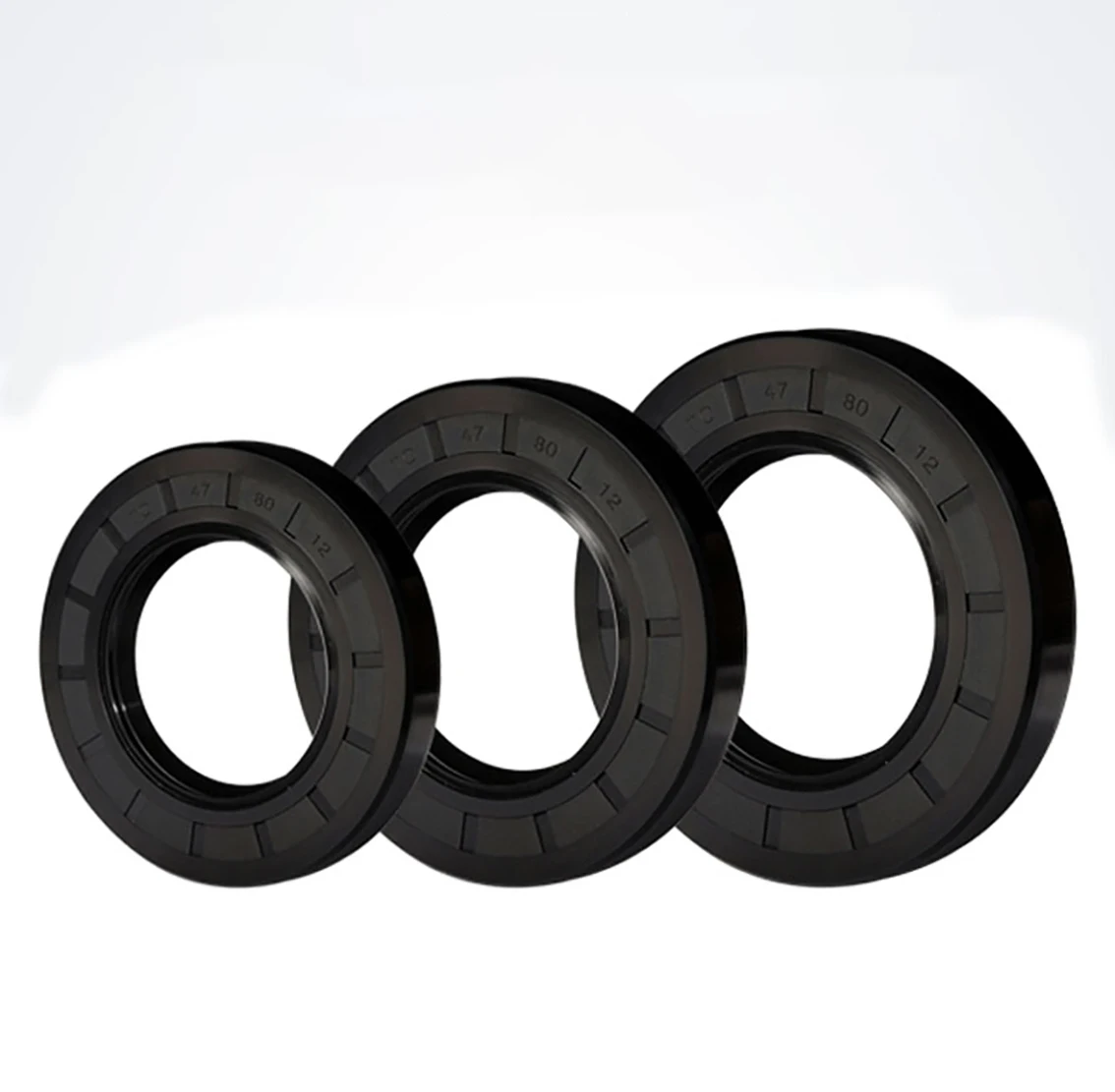 1Pcs NBR ID 200-250mm Black TC/FB/TG4 Skeleton Oil Seal Rings Double Lip Seal Gasket For Rotation Shaft  Acid & Alkali Resistant