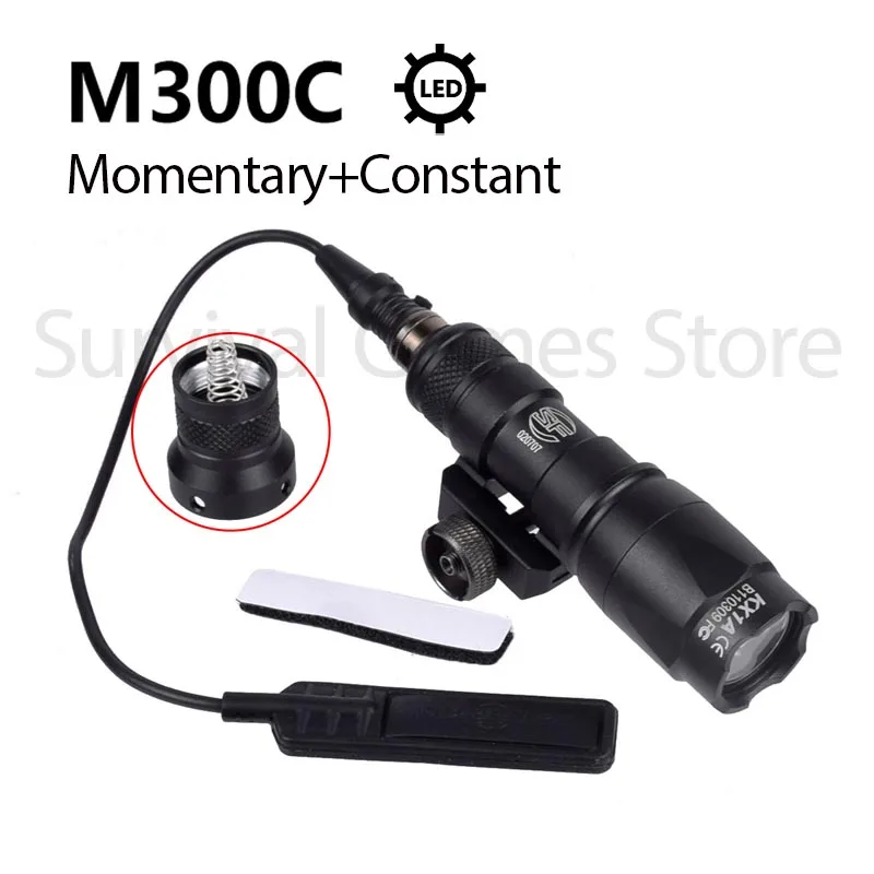 Taktisches Gewehr Red Dot Laser Green Dot Laser Sight 532nm Umfang SureFire M600B M300 M300B M300C Airsoft Waffen Taschenlampe Jagd Scout Fackel Druckschalter Picatinny und Montage Jagd Riflescope 20 – Detail 9
