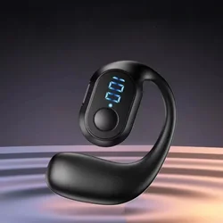Wireless Bluetooth 5.4 Headphone Digital Display Single Earbud Ultra Long Standby Business Earphone HD Call Headset Outdoor