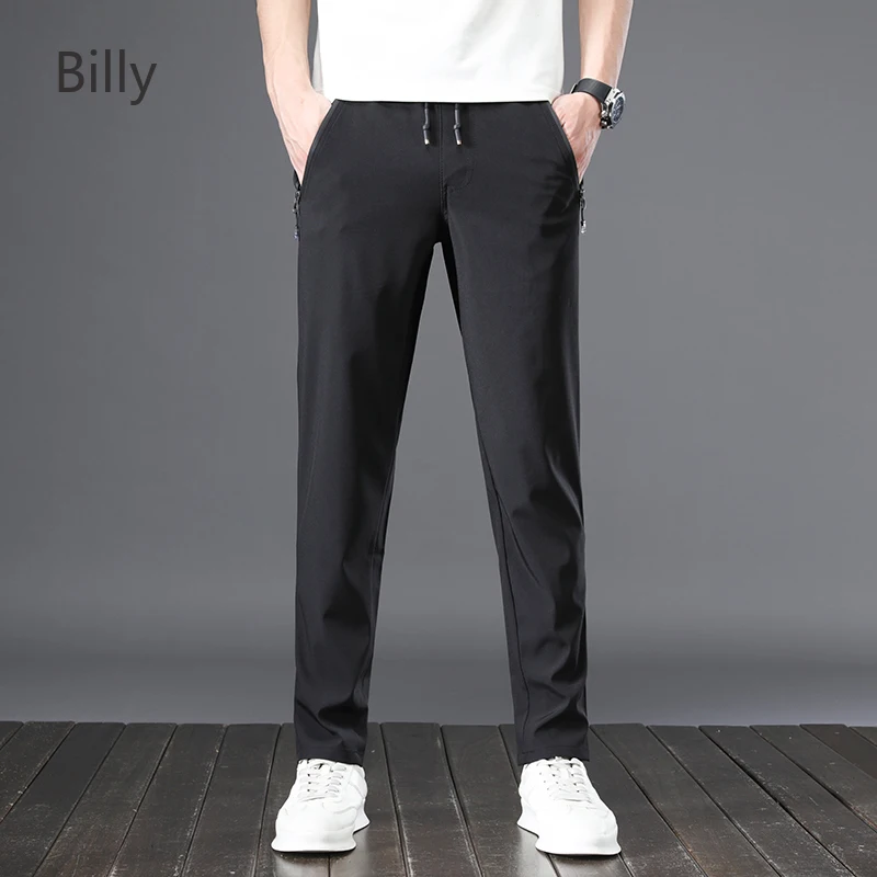 

Spring and Autumn Drawstring Man Pants Tracksuit Gym Designer Clothes Mens Joggers Men's Luxury Tactical Pants Casual Baggy