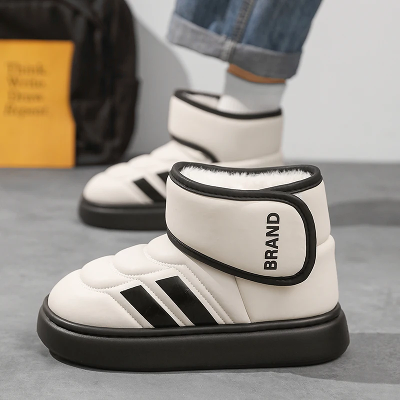 

Boots Men Snow Outdoor Mens Fur Shoes Men's Winter Boots Hiking Ankle Boots Waterproof Men Shoes Work Shoes Footwear