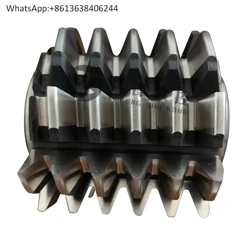1PC for Zhongtian Collet Gear Hob M0.8 M1 M2 M3 M4 M5 M6 M7 M8 M9 M10 M12 6542 W6 Material High Speed Steel Milling Cutter