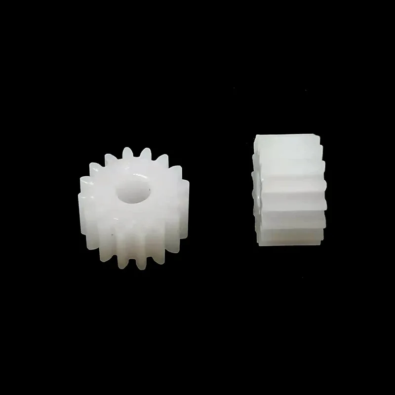 163A 100pcs 0.5 Module Plastic Gear, 16 Teeth with 3mm Bore, DIY Parts for Reduction Gearbox, Toy Model Aircraft Parts Gears view 3