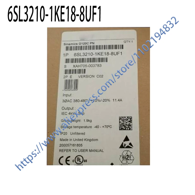 

Brand New Original 6SL3210-1KE18-8UF1 , One Year Warranty, Fast Shipping