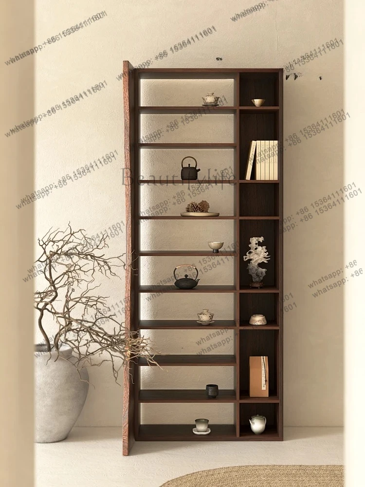 Bogu rack Solid wood Chinese teacup rack Tea room Duobao Pavilion storage Antique storage rack Advanced sense