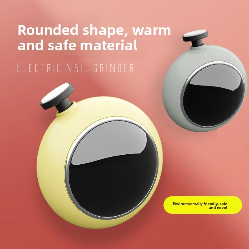Safe Infant Electric Nail Grinder - Multi-Speed Quiet Rechargeable Baby Nail File for Kids & Adults, Portable Nail
