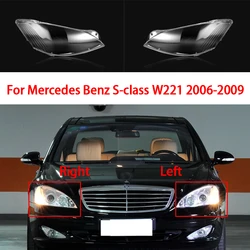 Headlamp Shell Lens For Benz W221 S300 S350 S400 S500 S600 Headlights Cover Transparent Cover Lamp Lampshade 2006 2007 2008 2009