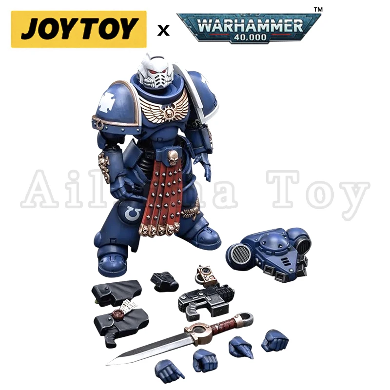 JOYTOY 1/18 Action Figure Primaris Assault Veteraan Intercessor Anime Collectie Militair Model