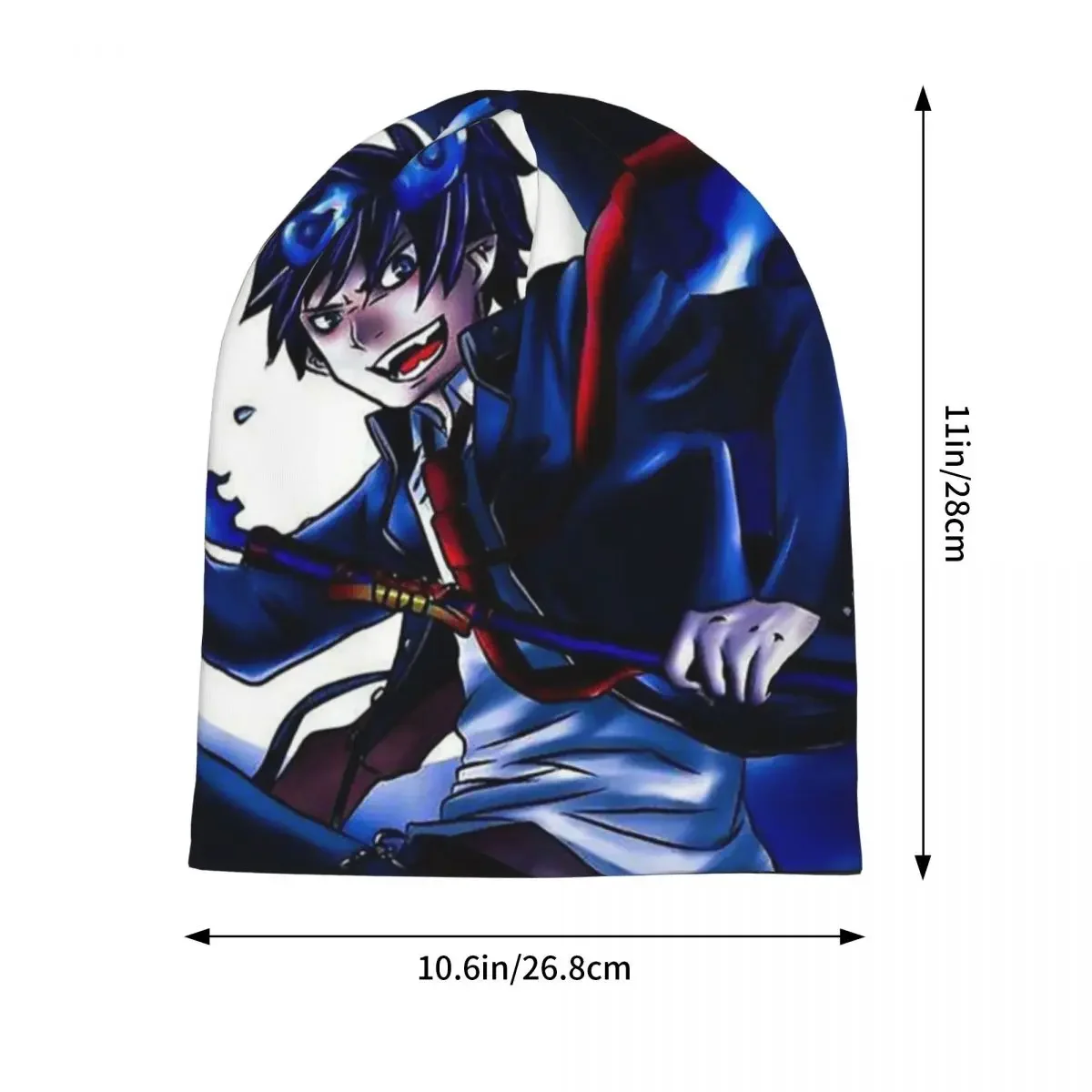 Шапка Moon, Мужская модная тонкая шапка, шапочки с изготавливающим синим демоном, шапки-бини с аниме, шапки для мужчин и женщин, креативные хлопковые шапки