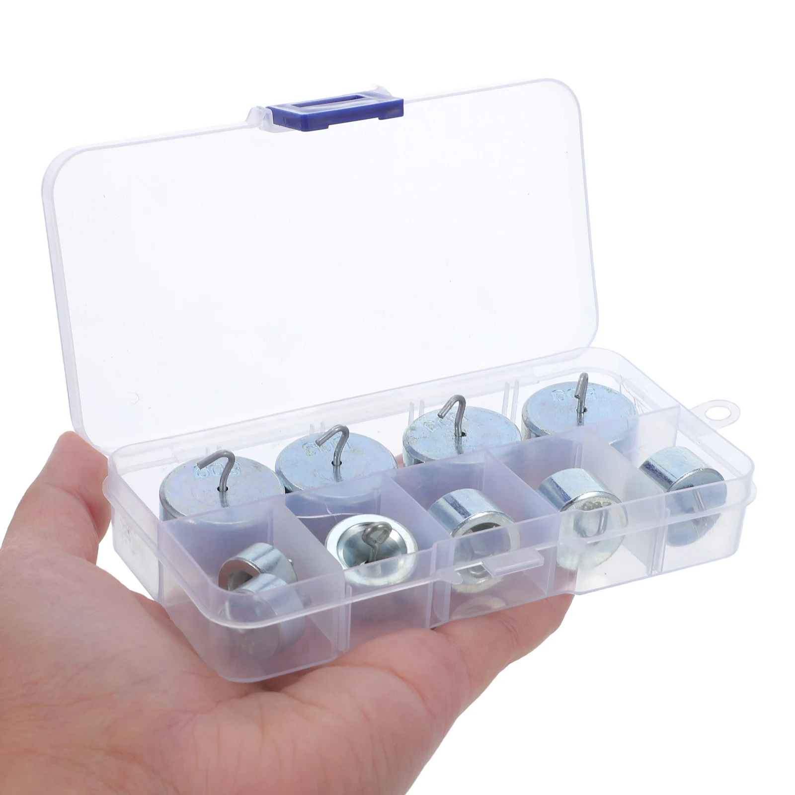 

High Precision Lab Weight Set 300G Metal Calibration Weights With Case For Science Experiments Physics Teaching Hooked Tension