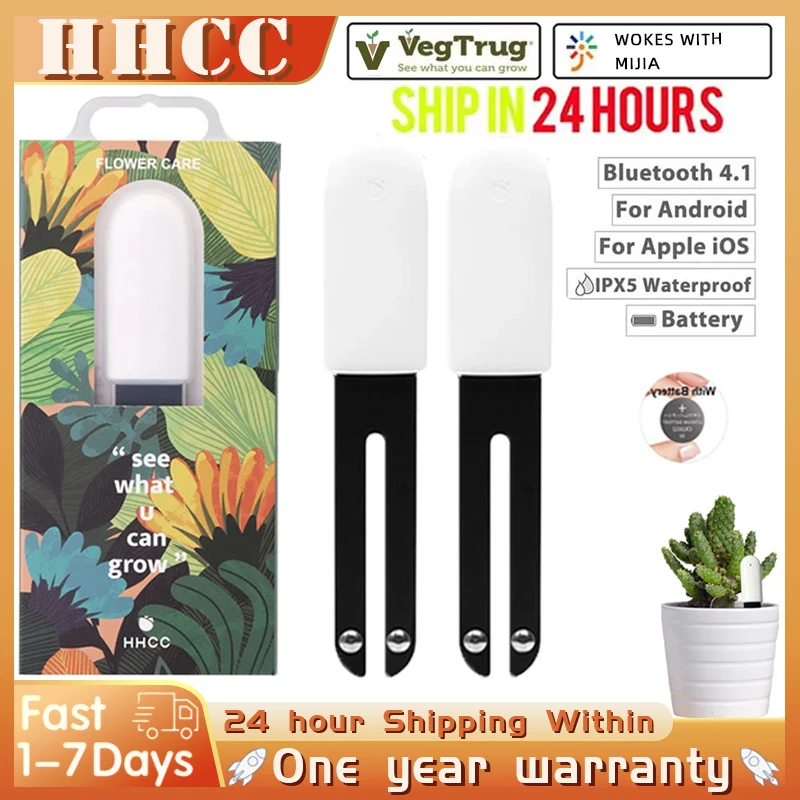 HHCC Flower Care Smart Plant Monitor Grass Soil Water Fertility Smart Tester Sensor Gardening Detector For Xiaomi Mijia Mi Home