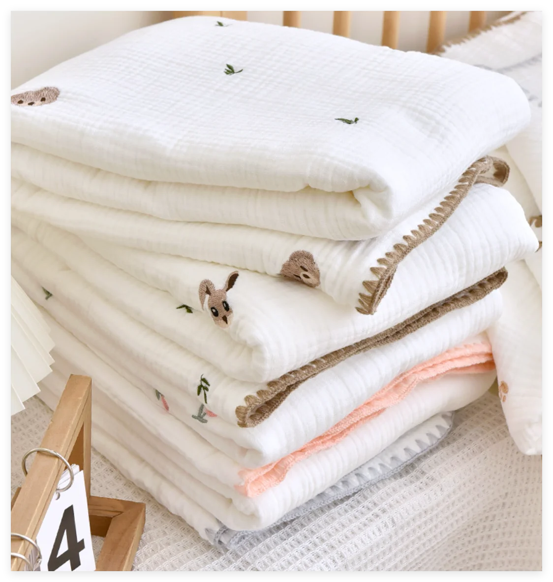 

Summer Baby Blanket Newborn Baby Swaddle Blankets For Boys Girls Cotton Soft Nursery Receiving Blanket Baby Wraps Bath Towels