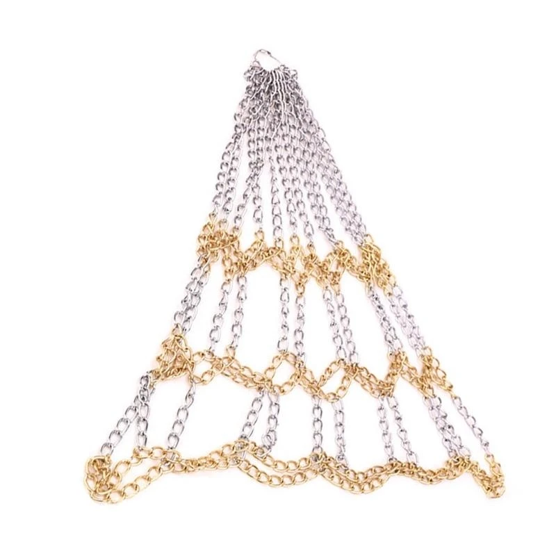 Metal Chain Basketball Net 12 Hook Rustproof Training Basketball Targets Net