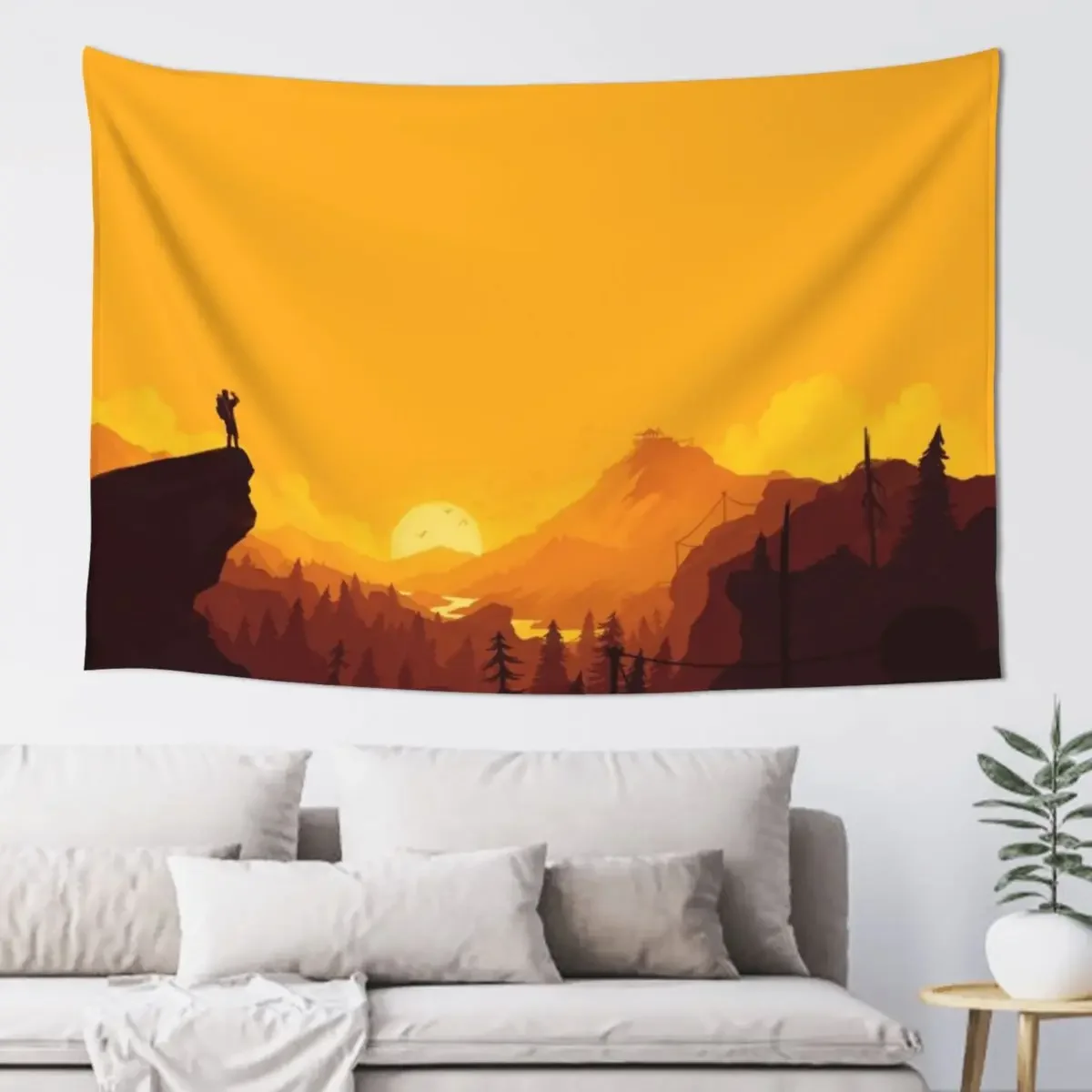 

Firewatch Art Design - 4k Tapestry Decoration Room Decorations For Your Bedroom Decoration Home Room Decorations Tapestry