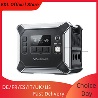 VDL Portable Electric Generator, Electric Station 2048Wh/2400W(4800W Pic), LiFePO4 Battery Solar Generator with 4 AC 230V Output