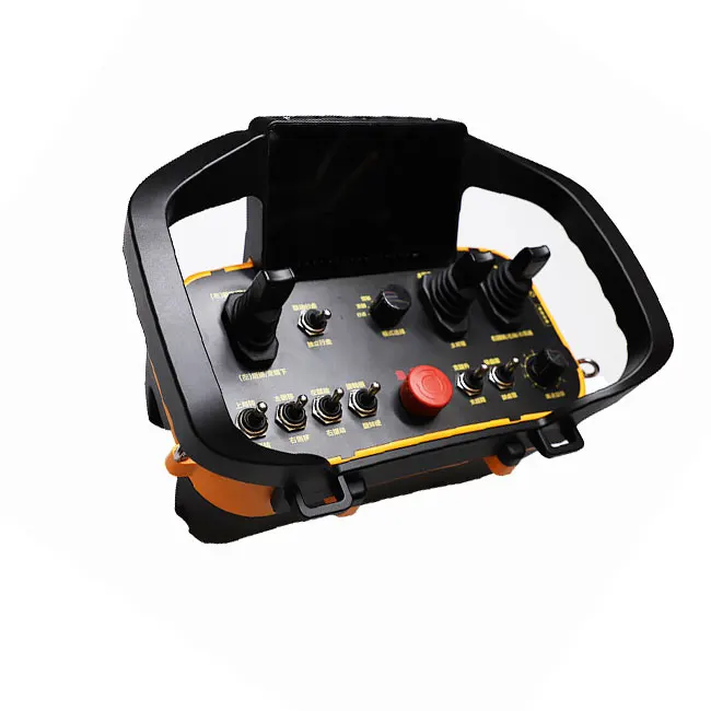 Industrial Wireless Remote Control Joystick Switch Button for Construction Machinery Cranes Forklifts Other Equipment