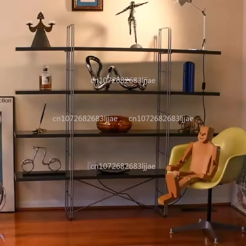 Nordic Style Floor-to-Ceiling Storage Rack Frame Multi-Layer Simple Wall Display Home Organization Decorative Rack Frame