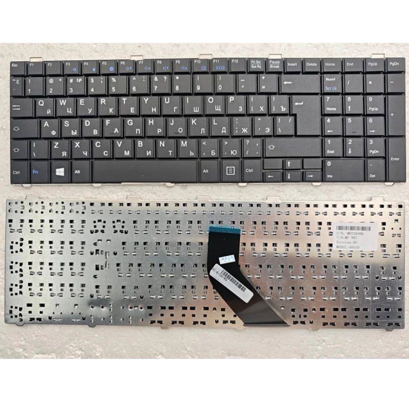 GZEELE Russian Keyboard for Fujitsu Lifebook A530 A531 AH530 AH531 NH751 AH502 A512 RU Black laptop keyboard