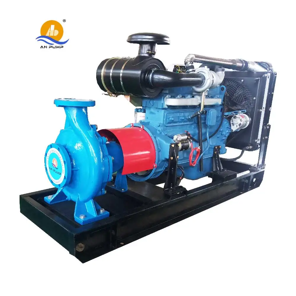 

End Suction Farm Irrigation Sprinkler 40kw Diesel Engine Powered Water Pump
